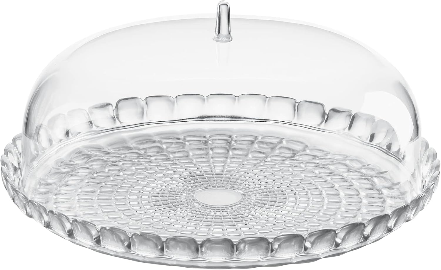 Guzzini Tiffany transparent cake stand Ø36 x h14 cm cod.19950000